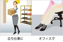 立ち仕事に　オフィスで