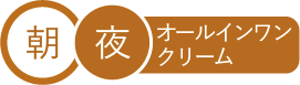 朝 夜 オールインワンクリーム