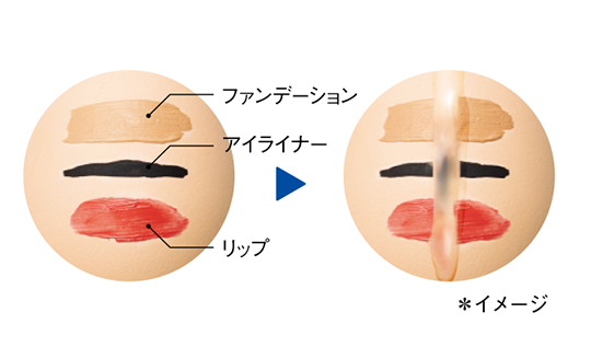 画像：メイク落ちばつぐん！